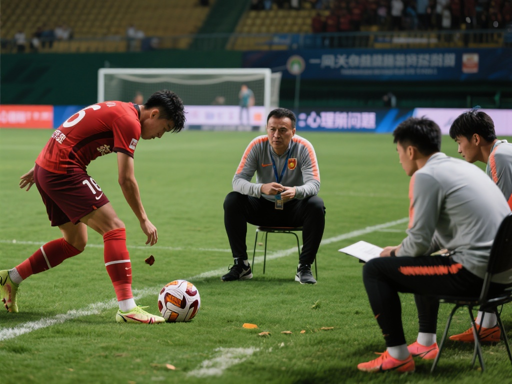 以某场关键资格赛为例，球队在上半场领先的